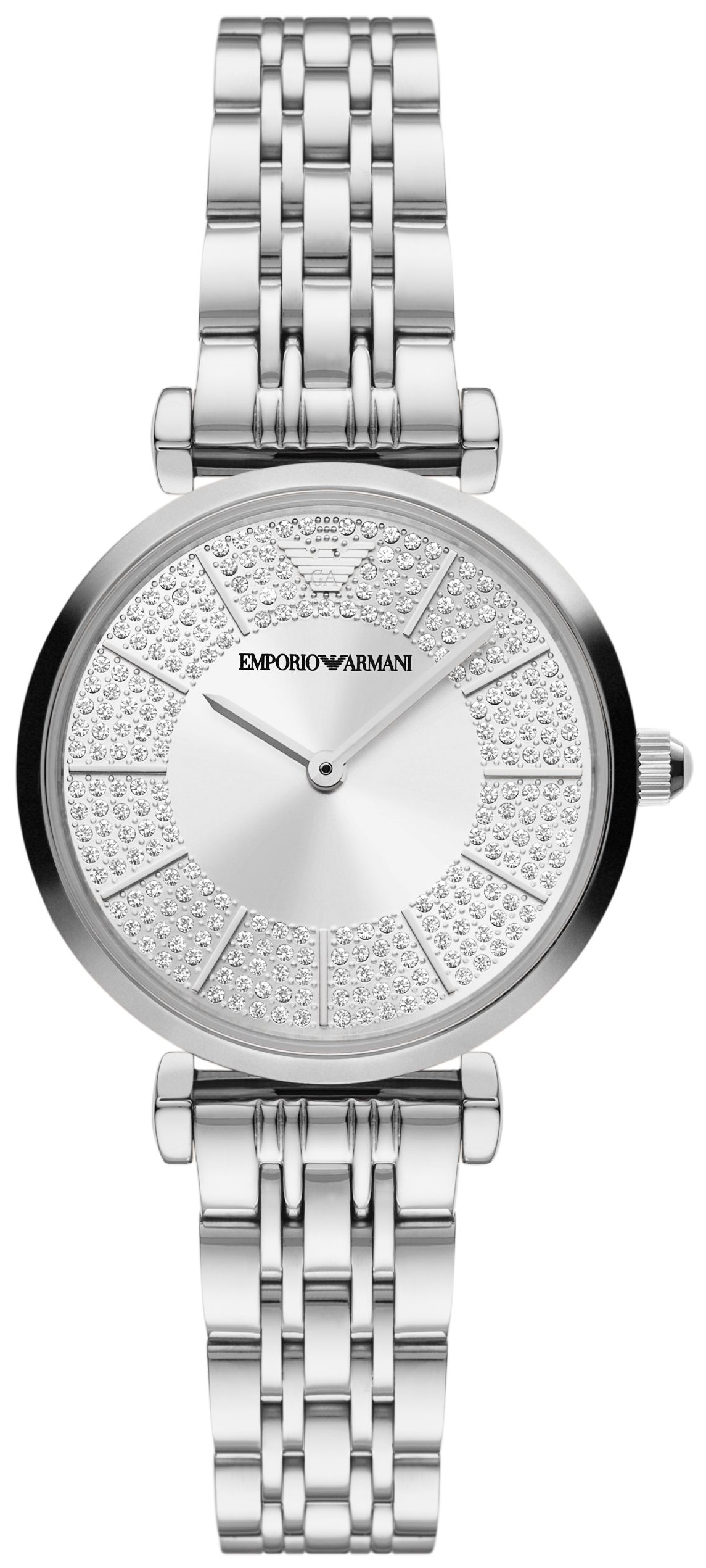 Emporio Armani Naisten kello AR11445 Gianni T-Bar Hopea/Teräs Ø32 mm