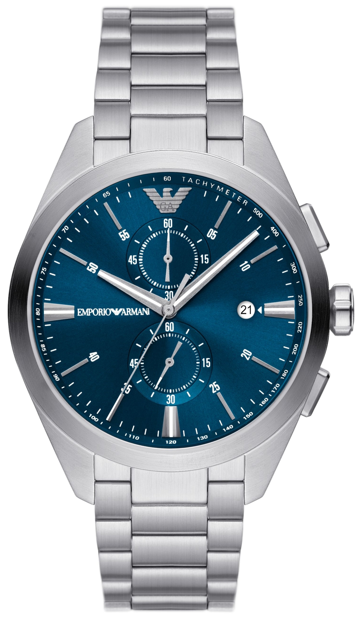 Emporio Armani Miesten kello AR11541 Claudio Sininen/Teräs Ø43 mm