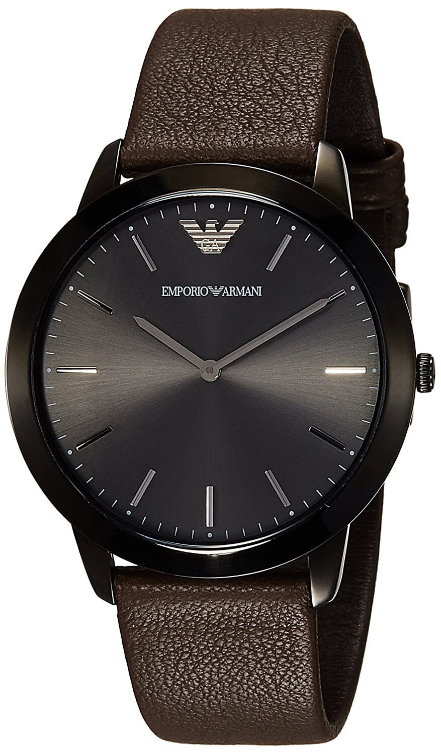 Emporio Armani Miesten kello AR2483 Musta/Nahka Ø43 mm