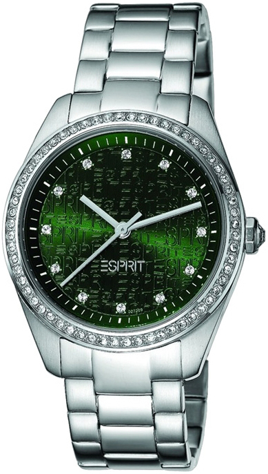 Esprit Naisten kello ES102722012 Vihreä/Teräs Ø34 mm