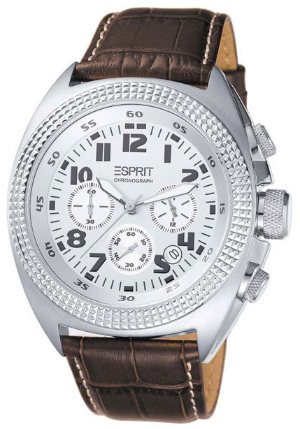 Esprit Sport Miesten kello ES900491002 Hopea/Nahka Ø47 mm