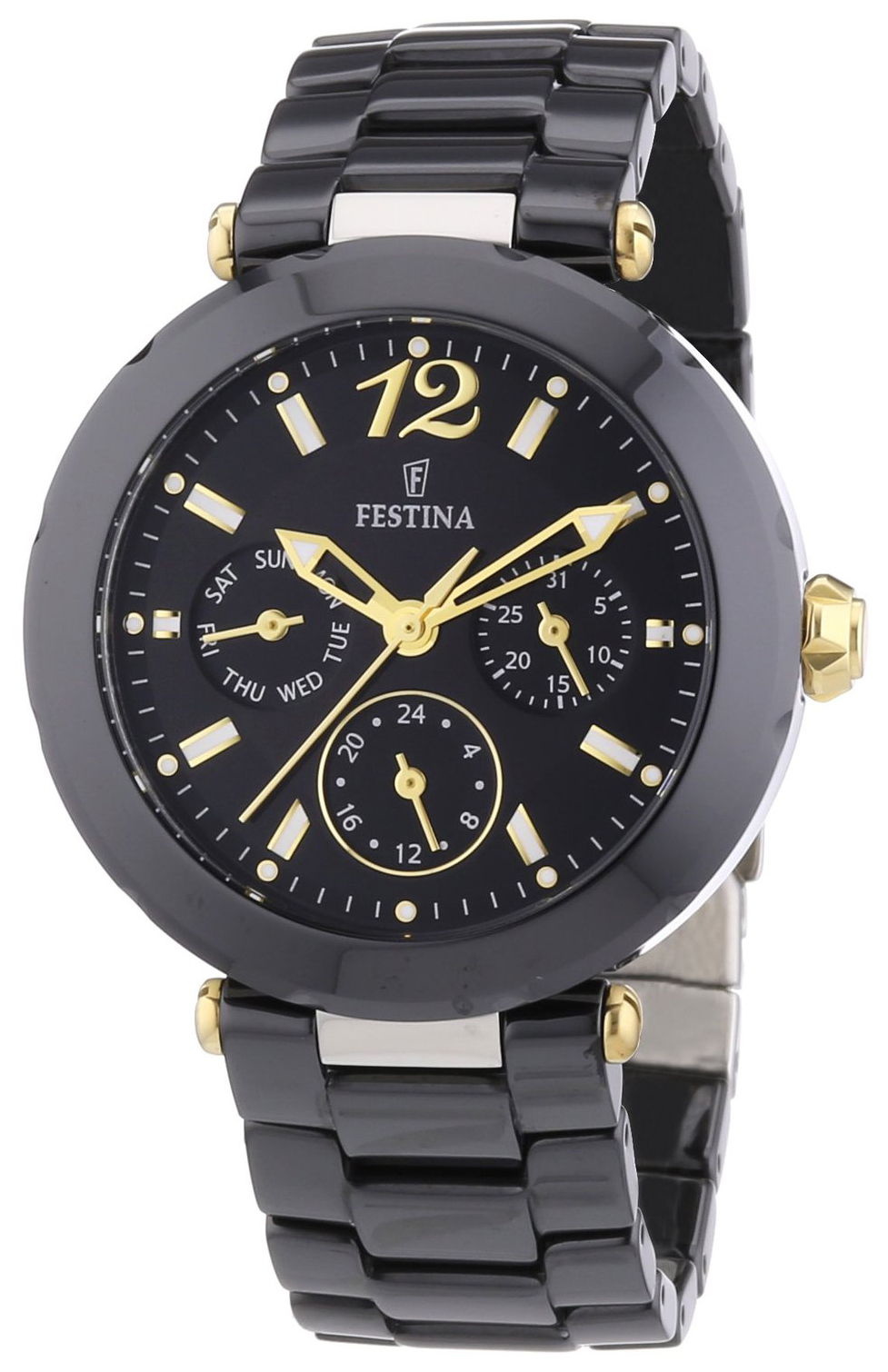 Festina Sport Naisten kello F16641-4 Musta/Keraaminen Ø38 mm