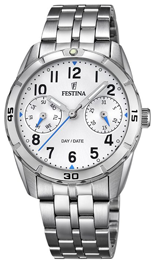 Festina F16908-1 Valkoinen/Teräs Ø33 mm