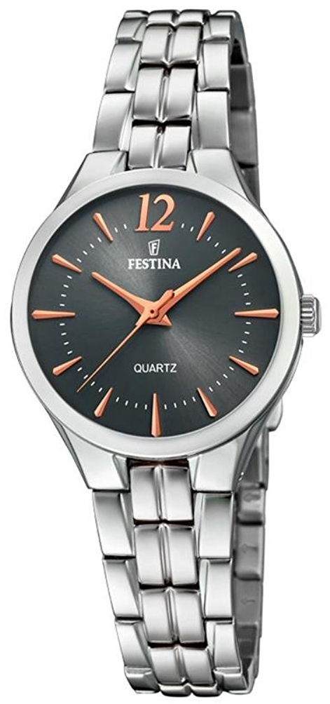 Festina Naisten kello F20216-2 Musta/Teräs Ø29 mm