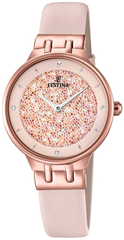 Festina Mademoiselle Naisten kello F20406-2 Pinkki/Nahka Ø31 mm