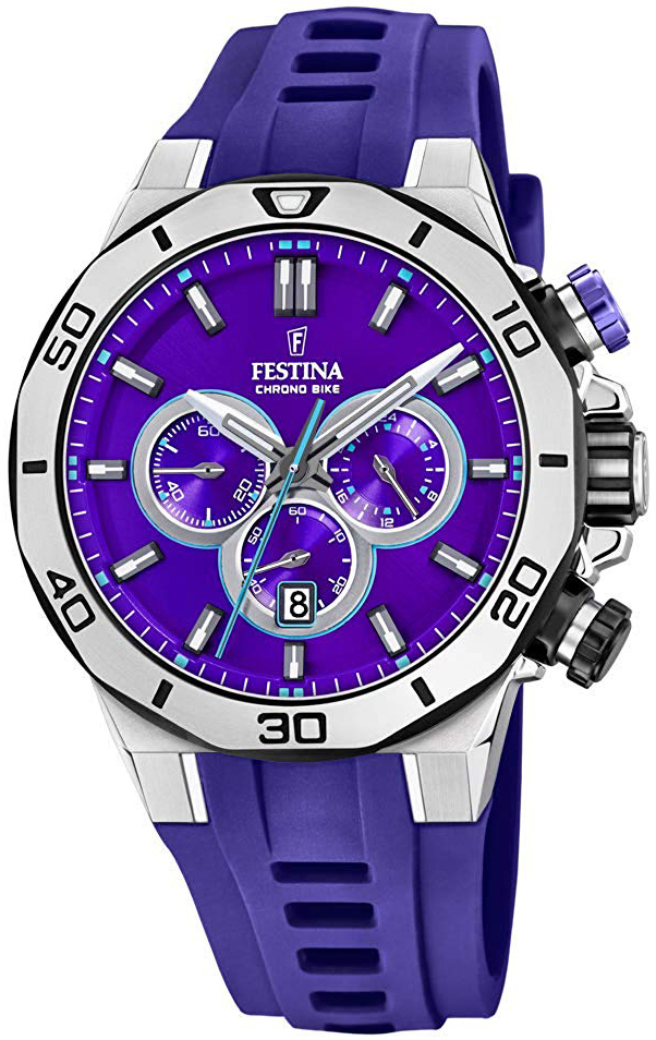 Festina 99999 Miesten kello F20449-D Sininen/Kumi Ø44 mm