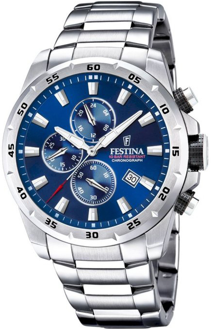 Festina Miesten kello F20463-2 Sininen/Teräs Ø45 mm