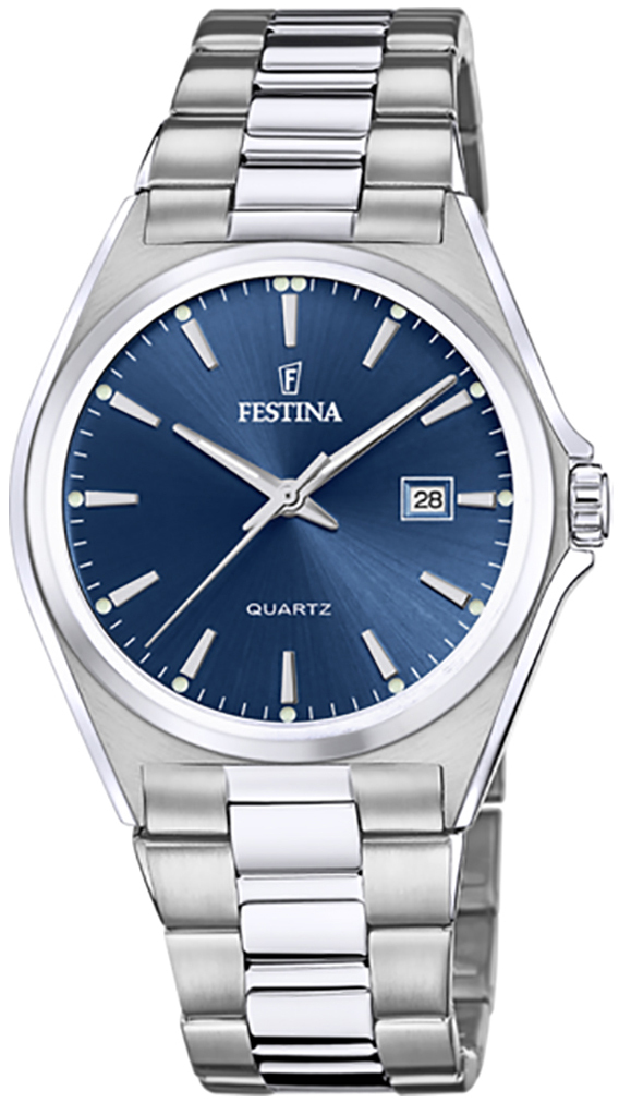 Festina Miesten kello F20552-3 Classic Sininen/Teräs Ø40 mm