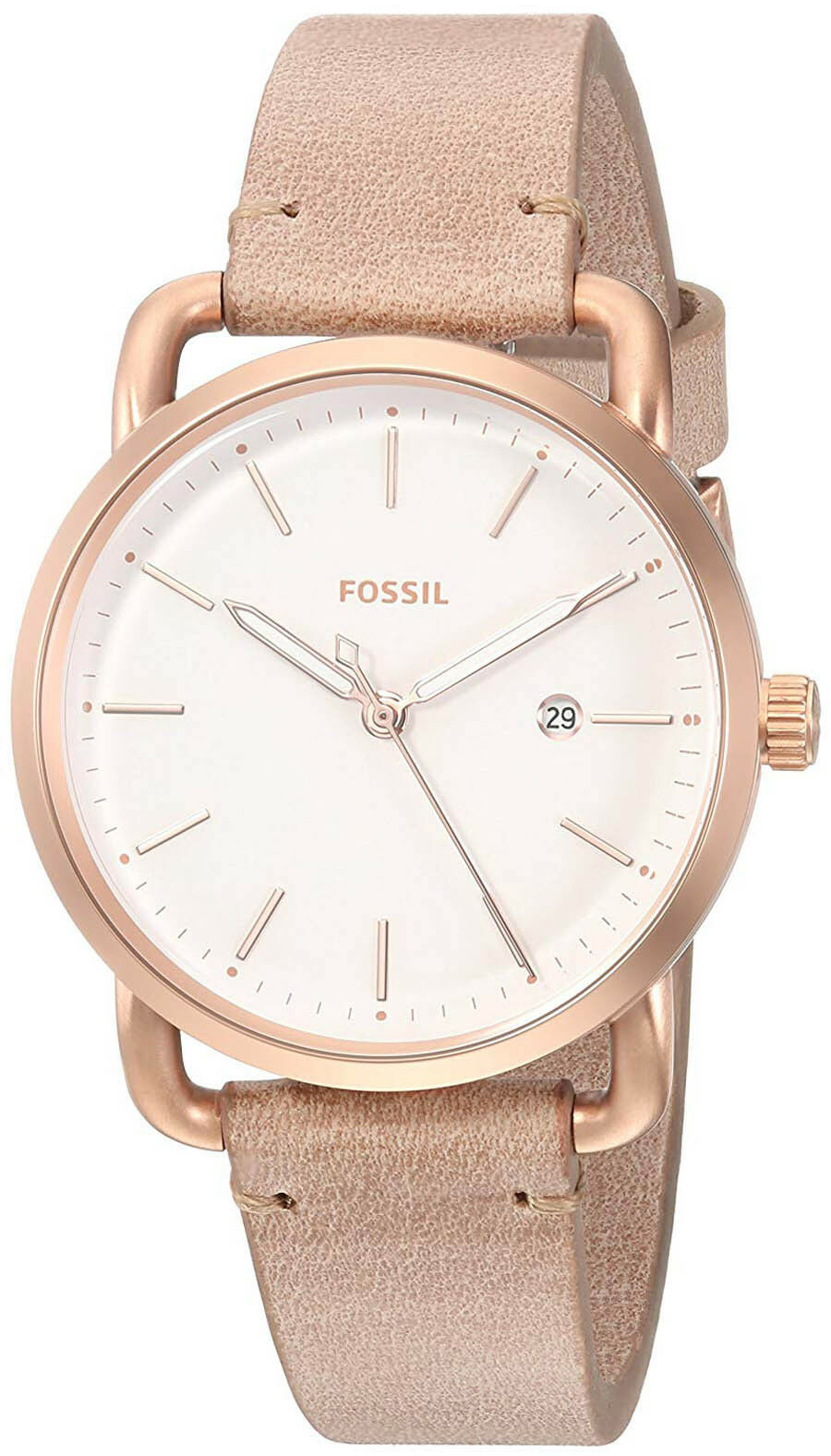 Fossil 99999 Naisten kello ES4335 Valkoinen/Nahka Ø34 mm