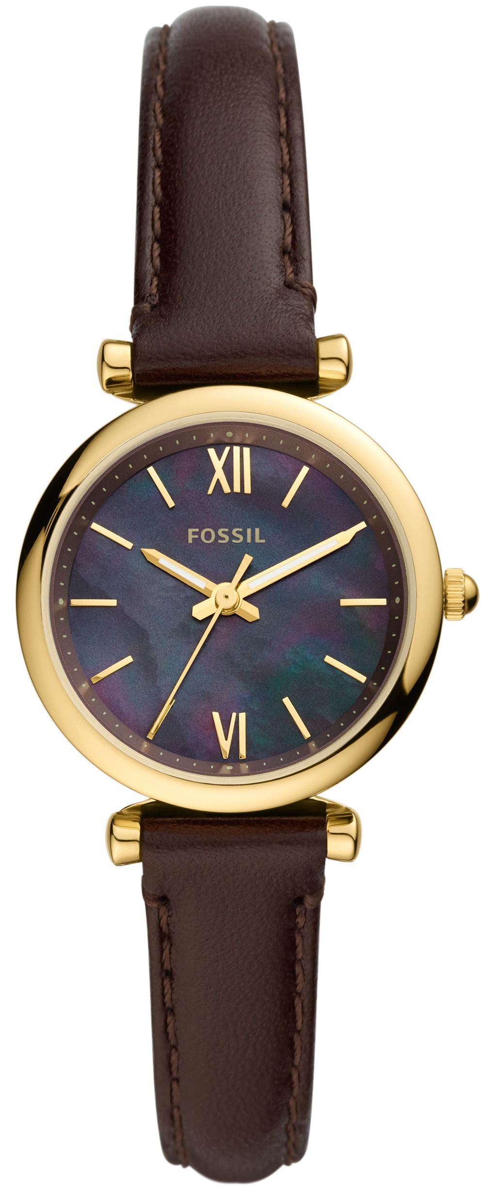 Fossil Naisten kello ES4968 Carlie Mini Monivärinen/Nahka Ø28 mm