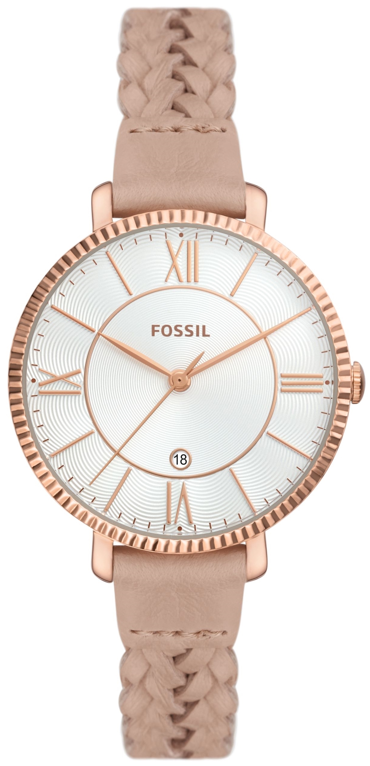 Fossil Naisten kello ES5207 Jacqueline Hopea/Nahka Ø36 mm