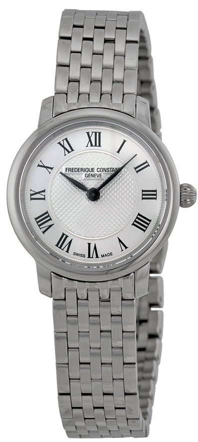 Frederique Constant Classics Naisten kello FC-200MCS6B Hopea/Teräs