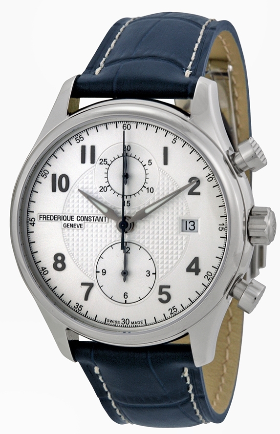 Frederique Constant Runabout Miesten kello FC-393RM5B6 Hopea/Nahka