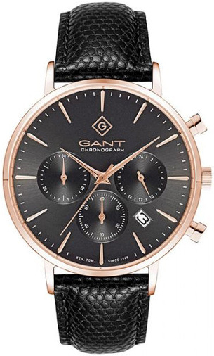 Gant Miesten kello G123026 Musta/Nahka