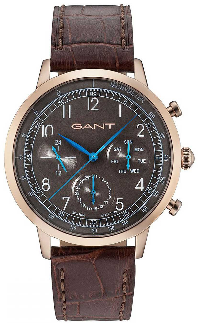 Gant 99999 Miesten kello W71204 Ruskea/Nahka Ø42 mm