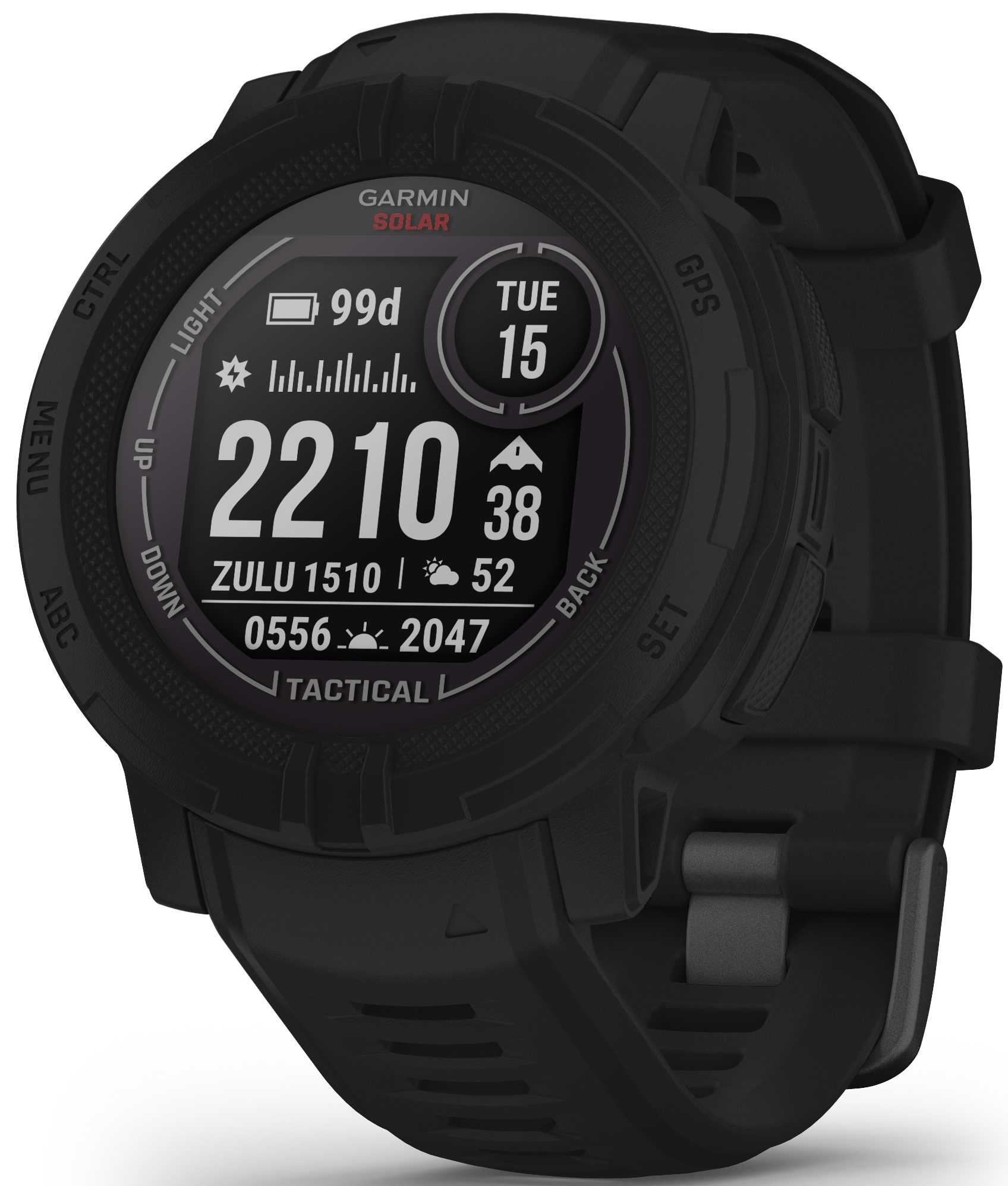 Garmin 010-02627-03 Instinct 2 Solar Tactical Edition Kumi Ø45 mm