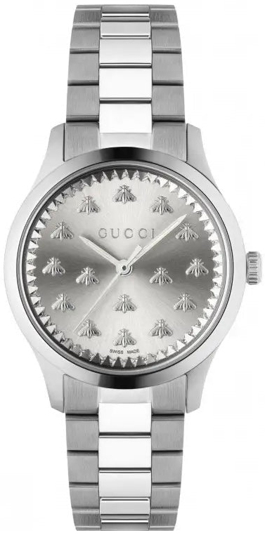 Gucci Naisten kello YA1265031 G-Timeless Hopea/Teräs Ø32 mm