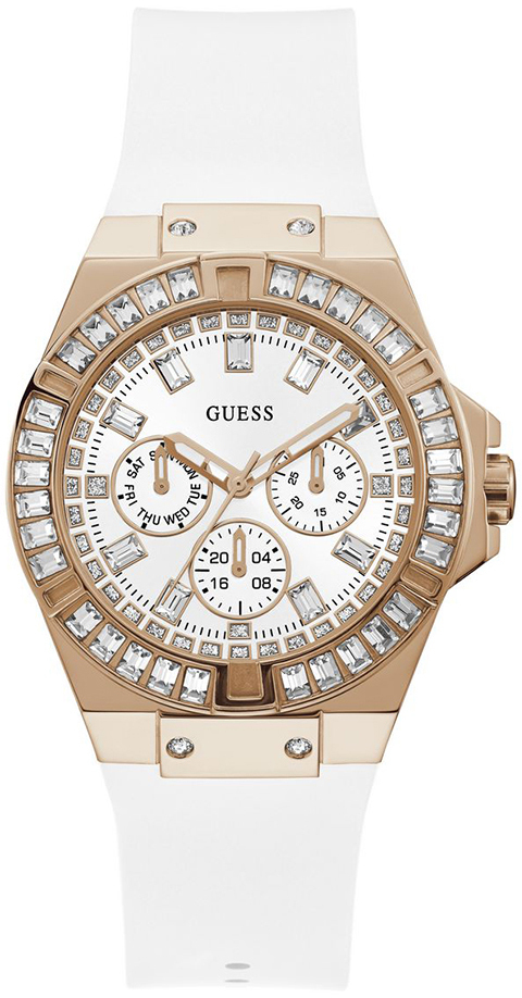 Guess Naisten kello GW0118L4 Venus Valkoinen/Kumi Ø39 mm