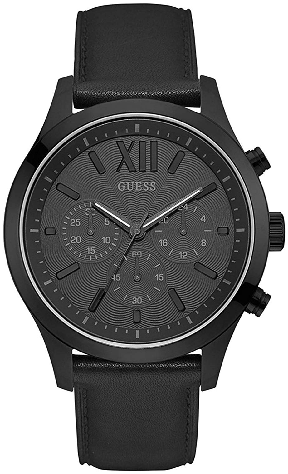 Guess Miesten kello W0789G4 Musta/Nahka Ø46 mm