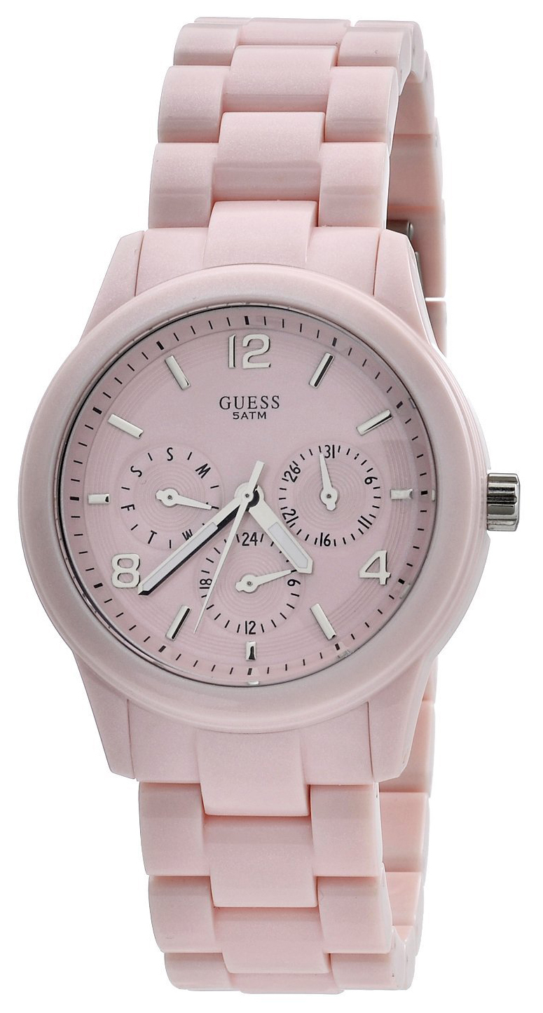 Guess Naisten kello W11603L3 Pinkki/Muovi Ø40 mm