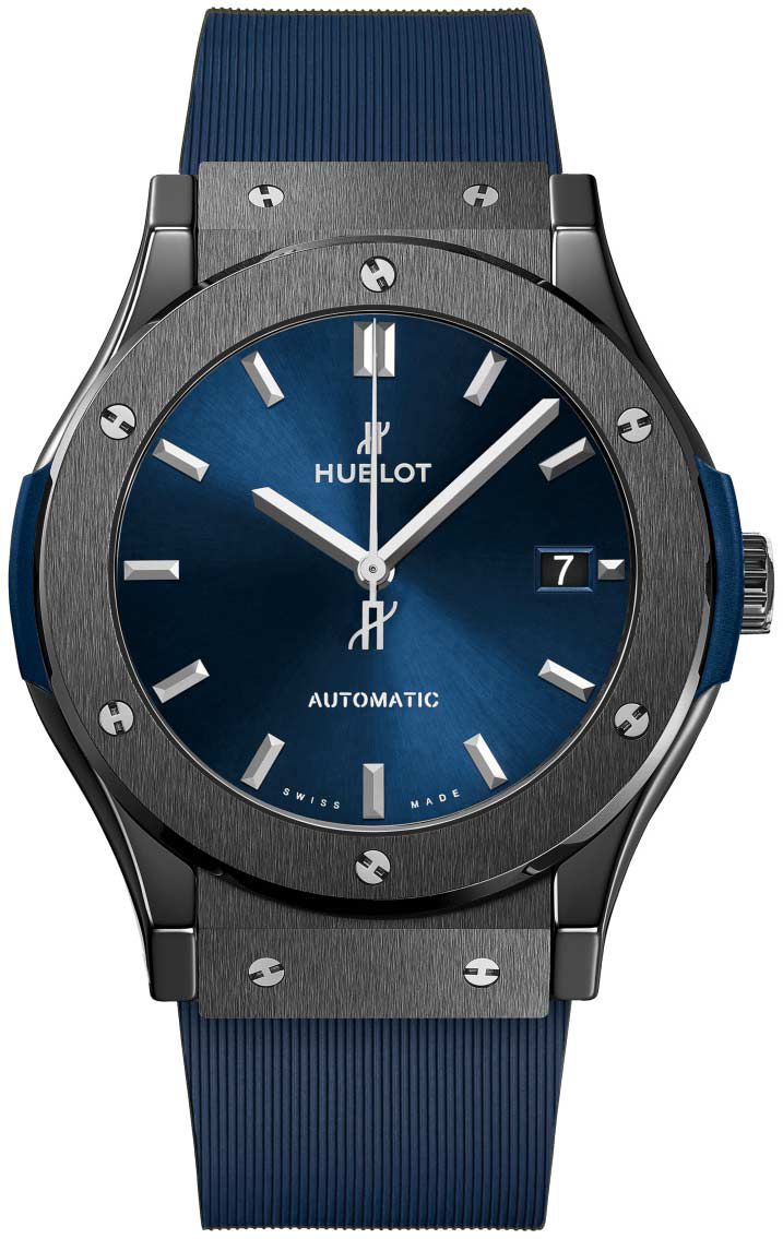 Hublot Miesten kello 511.CM.7170.RX Classic Fusion Sininen/Kumi Ø45