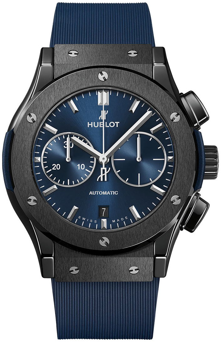 Hublot Miesten kello 521.CM.7170.RX Classic Fusion Sininen/Kumi Ø45