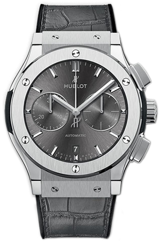 Hublot Miesten kello 521.NX.7071.LR Classic Fusion Harmaa/Nahka Ø45