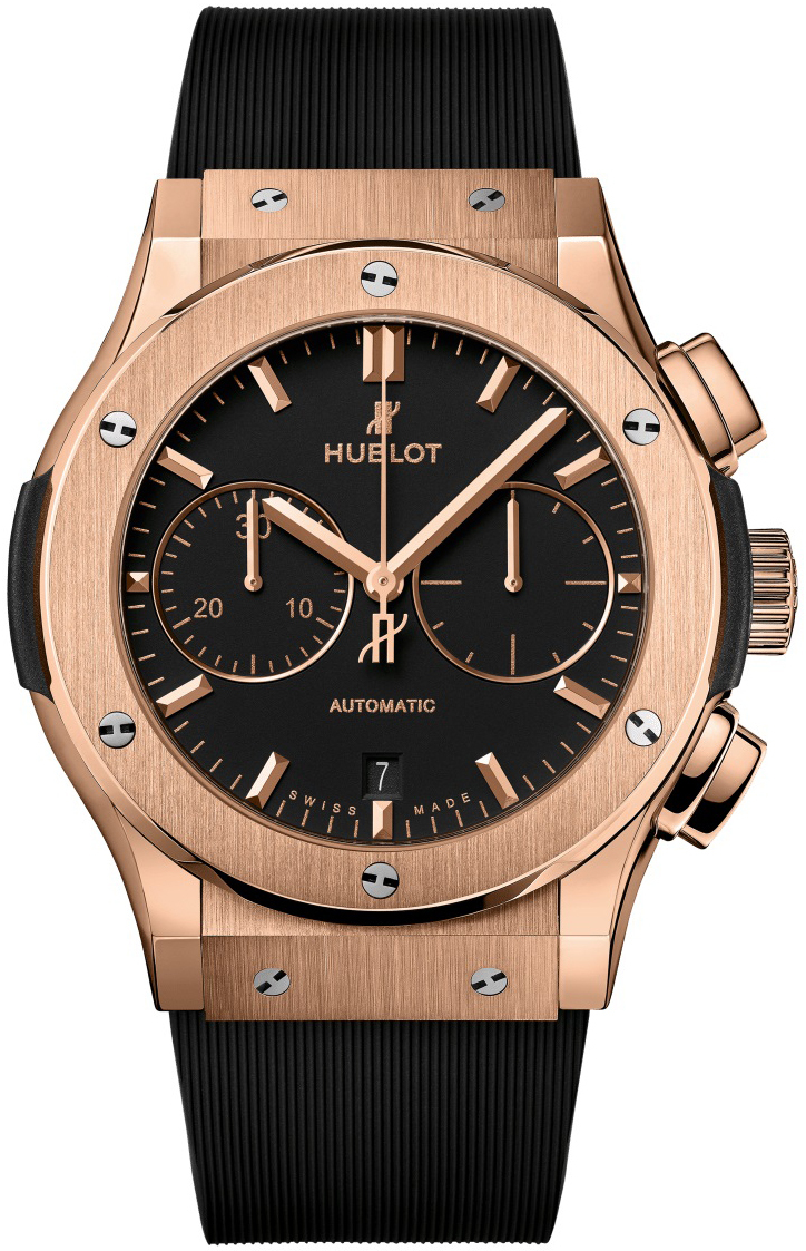 Hublot Miesten kello 521.OX.1181.RX Classic Fusion Musta/Kumi Ø45 mm