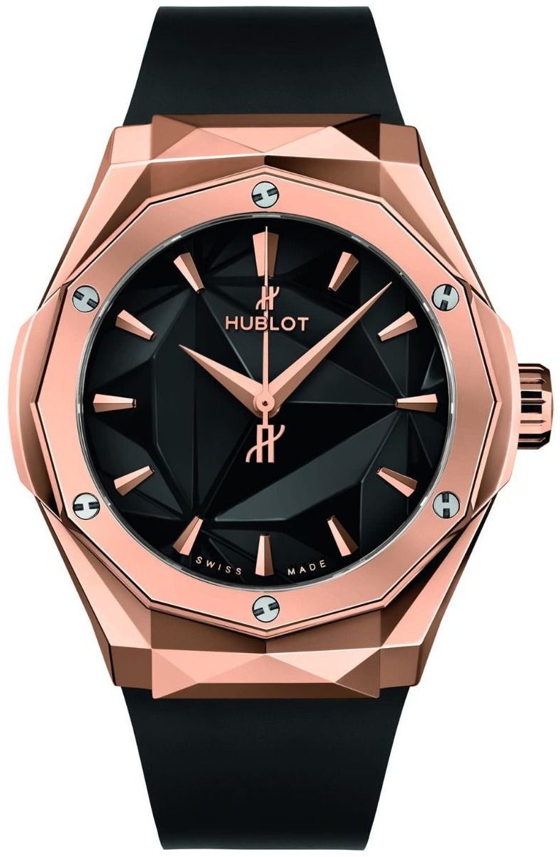 Hublot Miesten kello 550.OS.1800.RX.ORL19 Classic Fusion Musta/Kumi