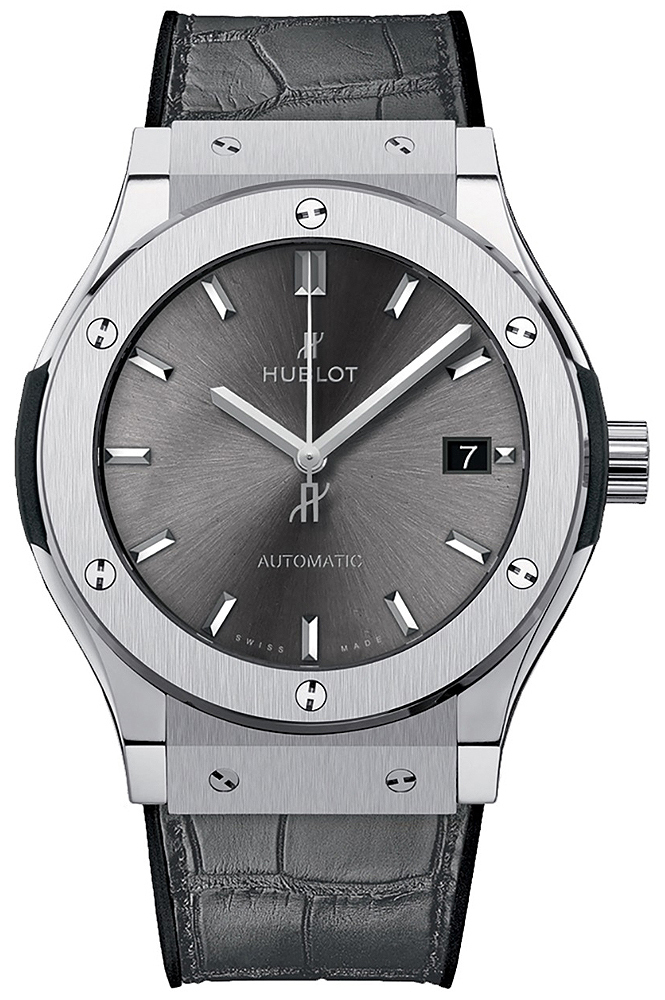 Hublot Miesten kello 565.NX.7071.LR Classic Fusion Harmaa/Nahka Ø38