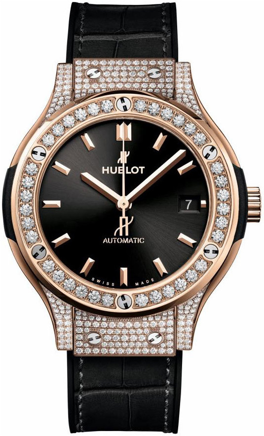 Hublot Naisten kello 565.OX.1480.LR.1604 Classic Fusion Musta/Kumi