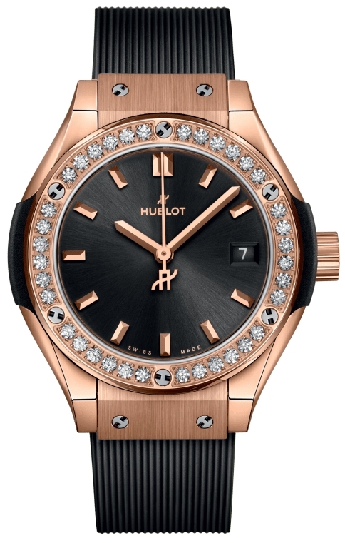 Hublot Naisten kello 591.OX.1480.RX.1204 Classic Fusion Musta/Kumi