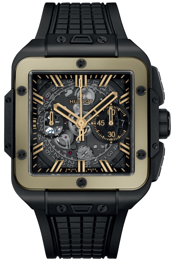 Hublot Miesten kello 821.CM.0130.RX Square Bang Unico Kumi Ø42 mm