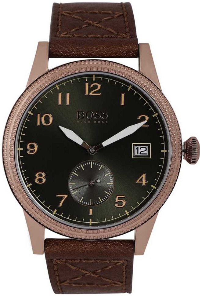 Hugo Boss 99999 Miesten kello 1513669 Vihreä/Nahka Ø44 mm