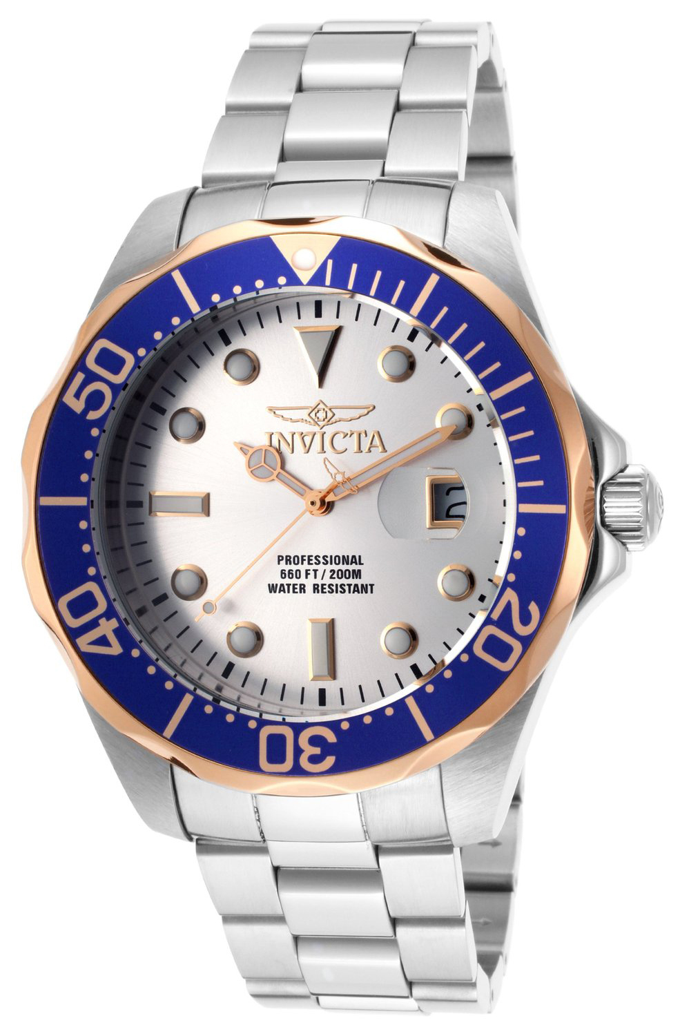 Invicta Miesten kello 14544 Pro Diver Hopea/Teräs Ø47 mm