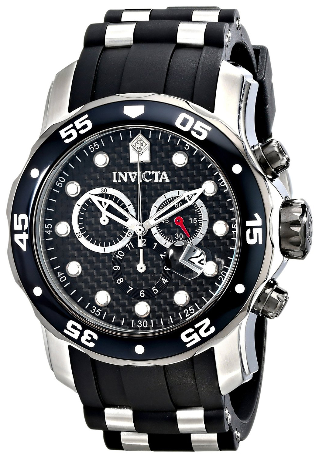 Invicta Pro Diver Miesten kello 17879 Musta/Teräs Ø48 mm