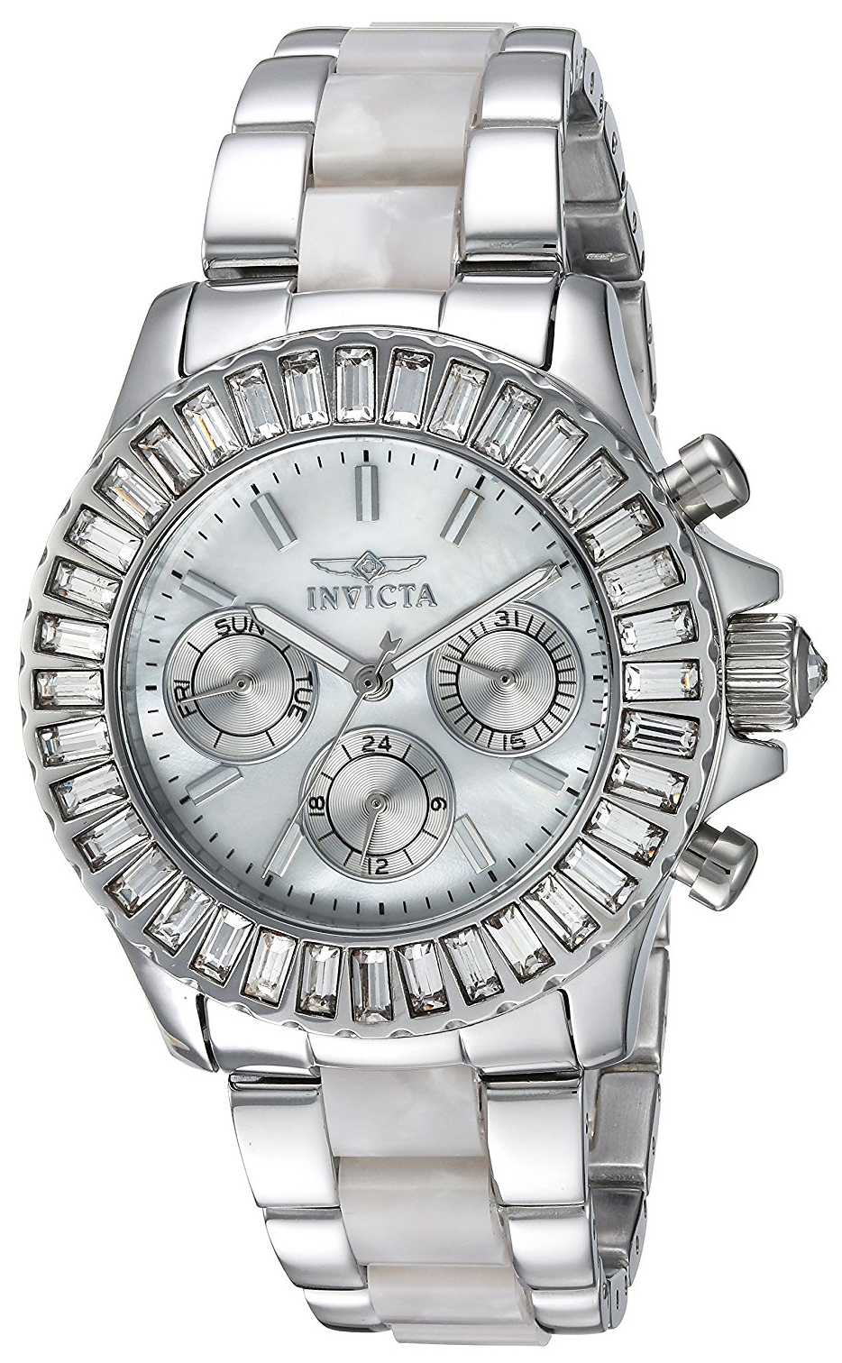 Invicta Angel Naisten kello 22968 Valkoinen/Teräs Ø38 mm