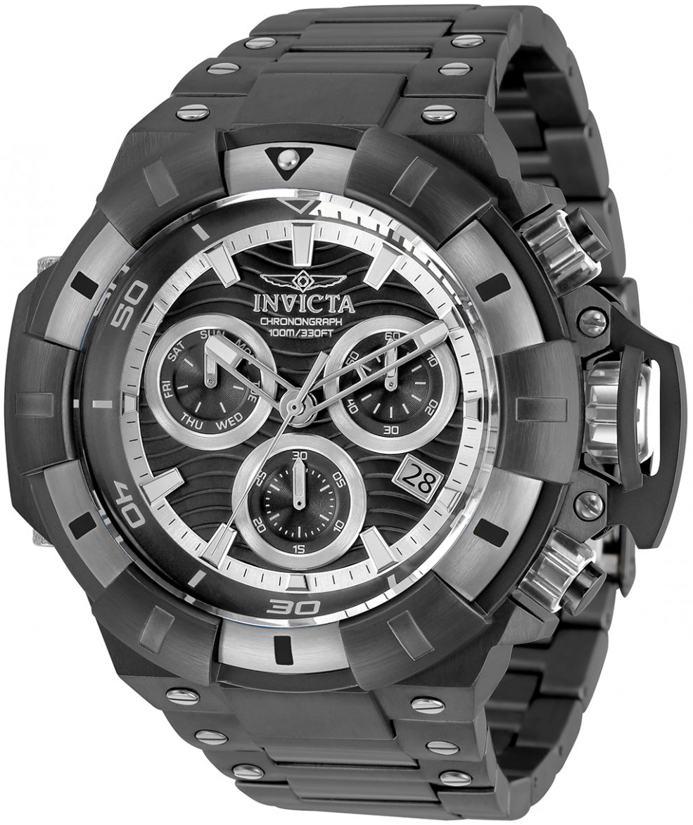 Invicta Akula Miesten kello 31868 Musta/Teräs Ø52.5 mm