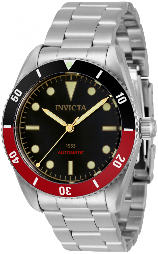 Invicta Miesten kello 34334 Pro Diver Musta/Teräs Ø40 mm