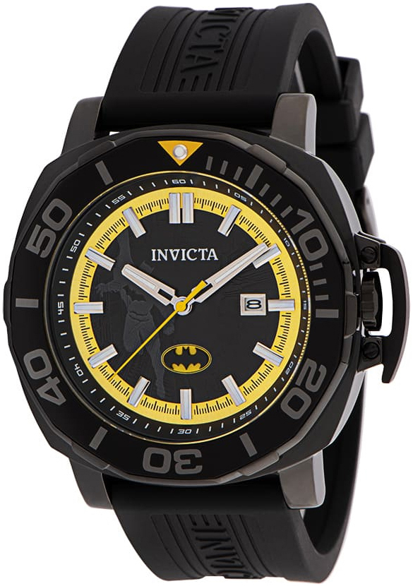 Invicta Dc Comics Miesten kello 35079 Musta/Kumi Ø48 mm