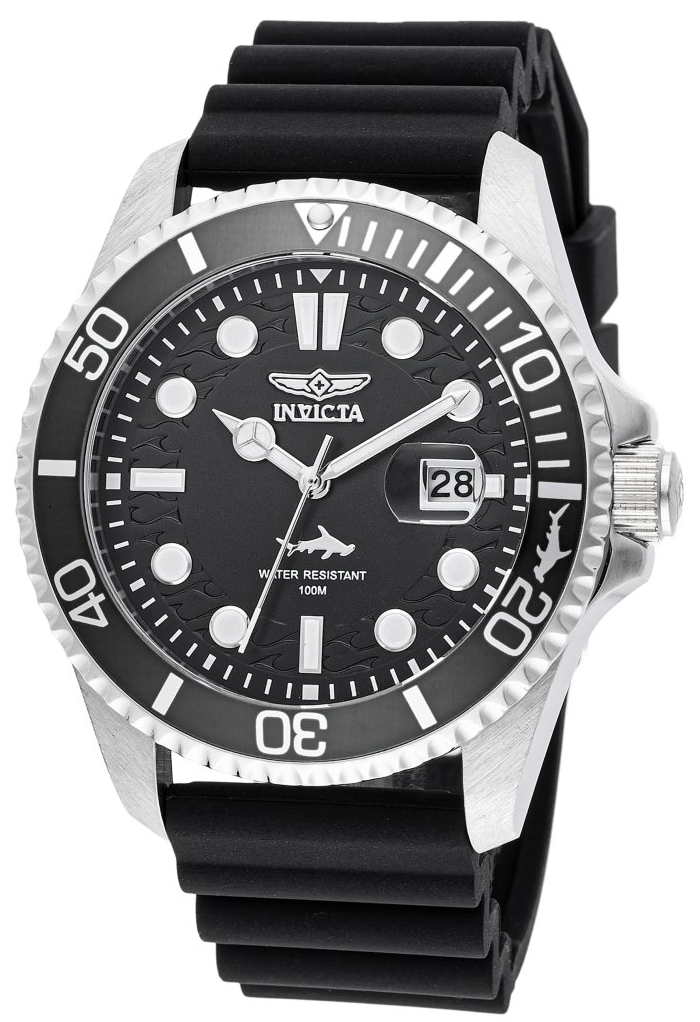Invicta Miesten kello 47161 Pro Diver Musta/Kumi Ø43 mm