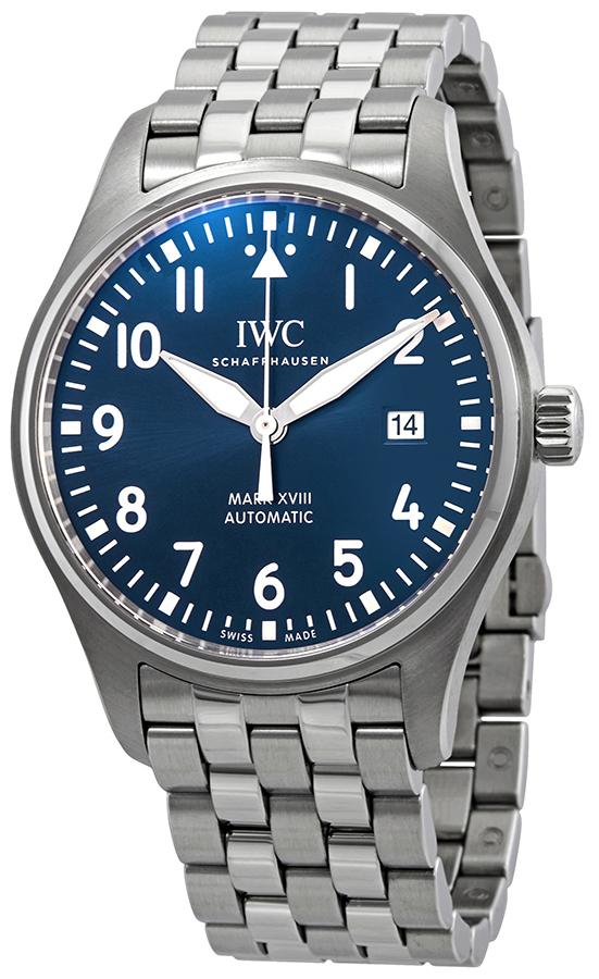 IWC Miesten kello IW327016 Pilots Sininen/Teräs Ø40 mm