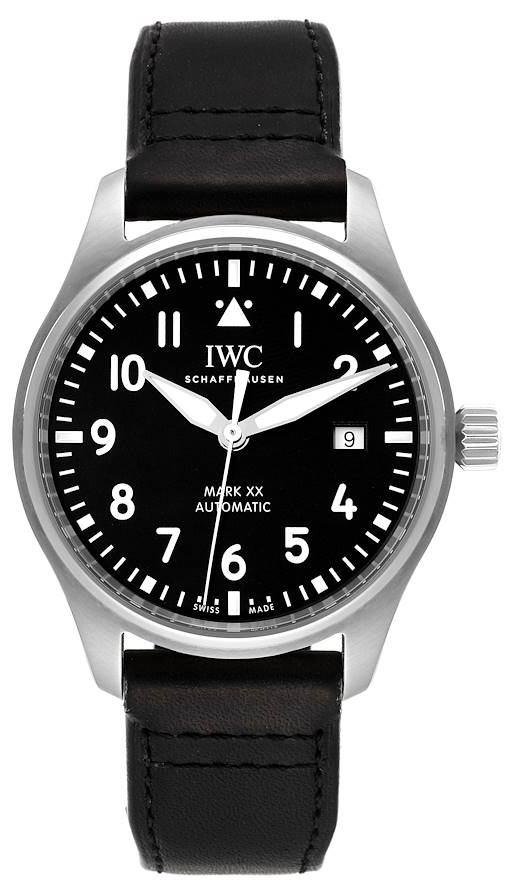 IWC Miesten kello IW328201 Pilots Musta/Nahka Ø40 mm