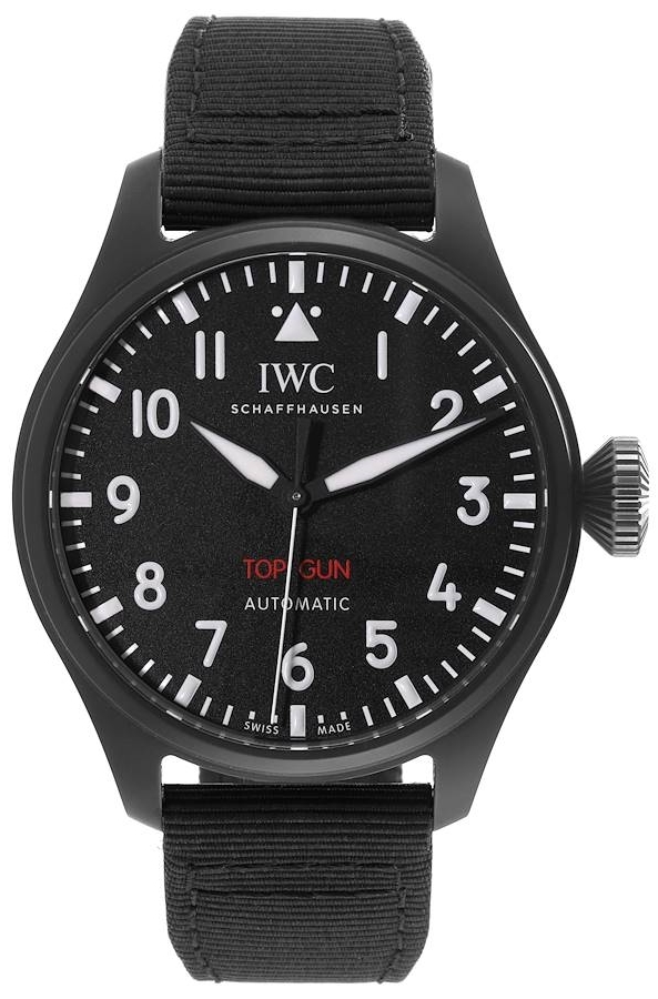 IWC Miesten kello IW329801 Pilots Musta/Nahka Ø43.8 mm