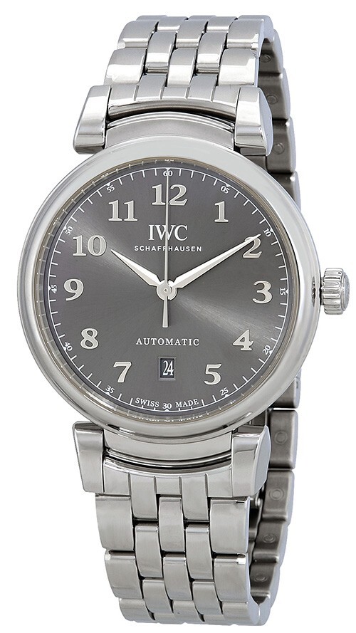 IWC Miesten kello IW356602 Da Vinci Harmaa/Teräs Ø40 mm