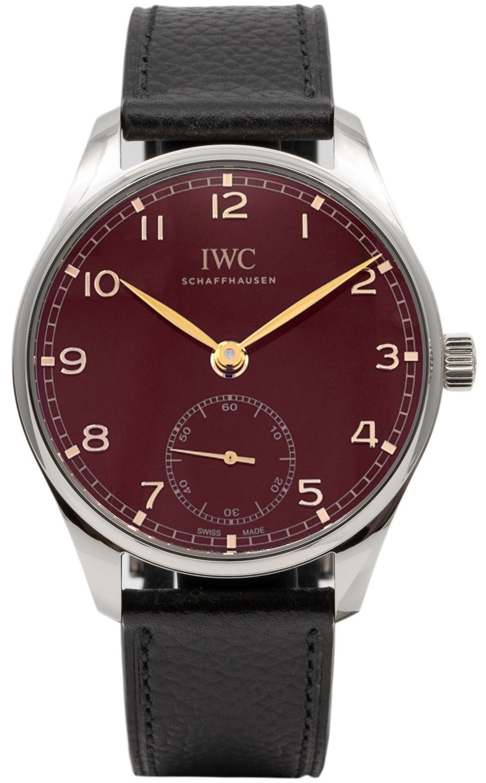 IWC Miesten kello IW358315 Portugieser Punainen/Nahka Ø40.4 mm