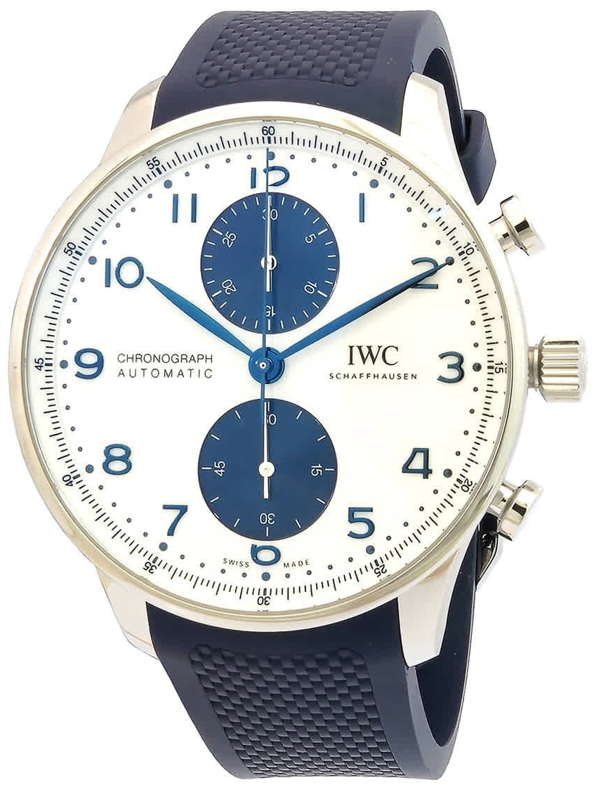 IWC Miesten kello IW371620 Portugieser Valkoinen/Kumi Ø41 mm