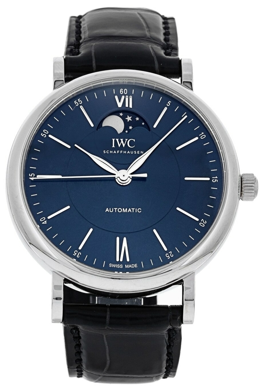 IWC Miesten kello IW459402 Portofino Sininen/Nahka Ø40 mm