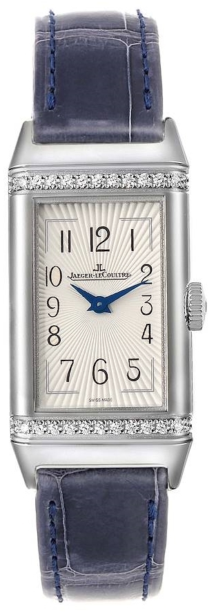 Jaeger LeCoultre Naisten kello 3288420 Reverso Hopea/Nahka