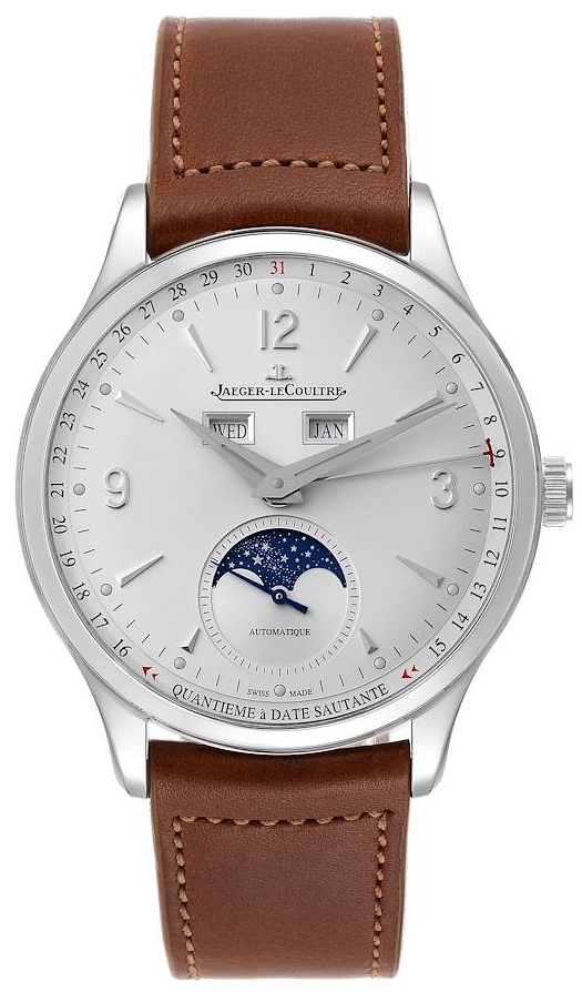 Jaeger LeCoultre Miesten kello 4148420 Master Control Hopea/Nahka